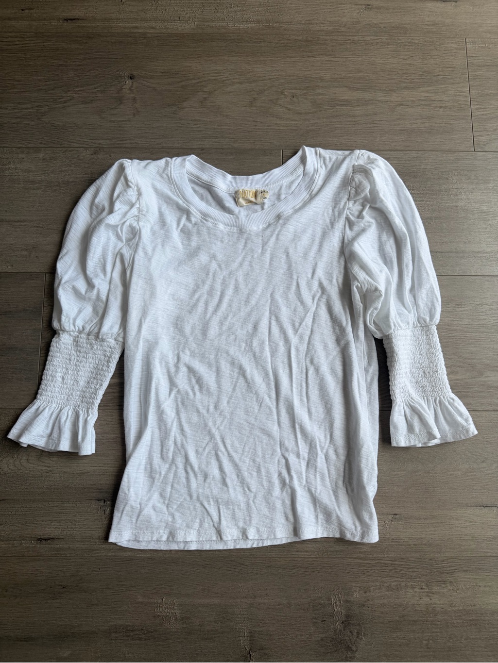 Nation Ltd Cadence T-Shirt - Size Small - White